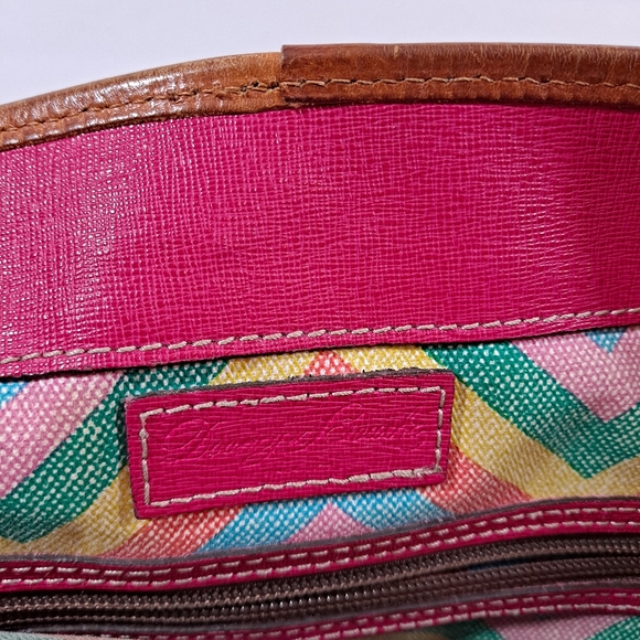 Dooney & Bourke Dover Large Tote Bag Red Pebble Grain - Picture 13 of 16